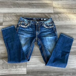 MISS ME JEANS MID-RISE SKINNY SIZE 29